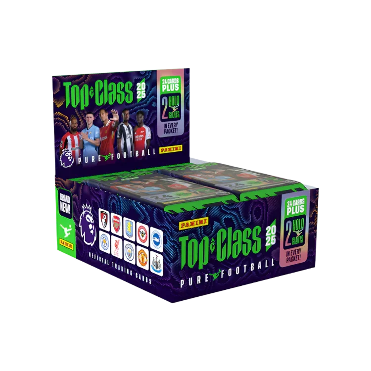 Panini - 2025 Premier League Top Class Football (Soccer) - Fat Pack Booster Box (10x Packs)