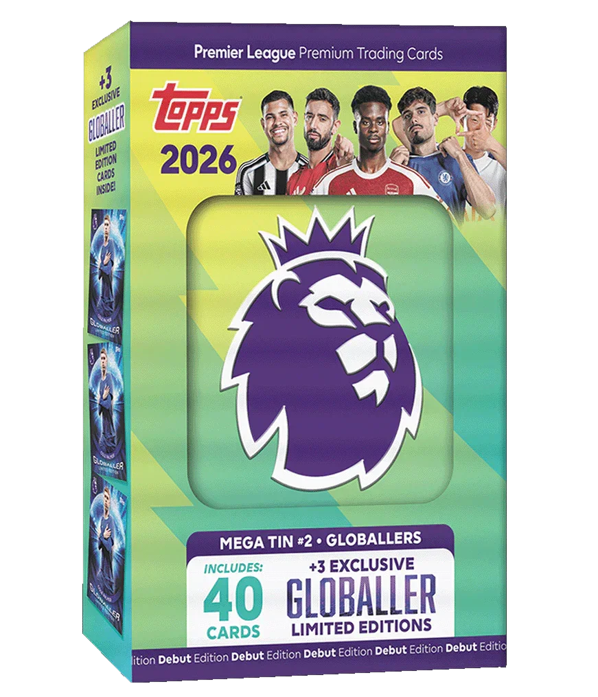 Topps - 2026 Premier League Debut Edition Football (Soccer) - Mega Tin (Assorted)