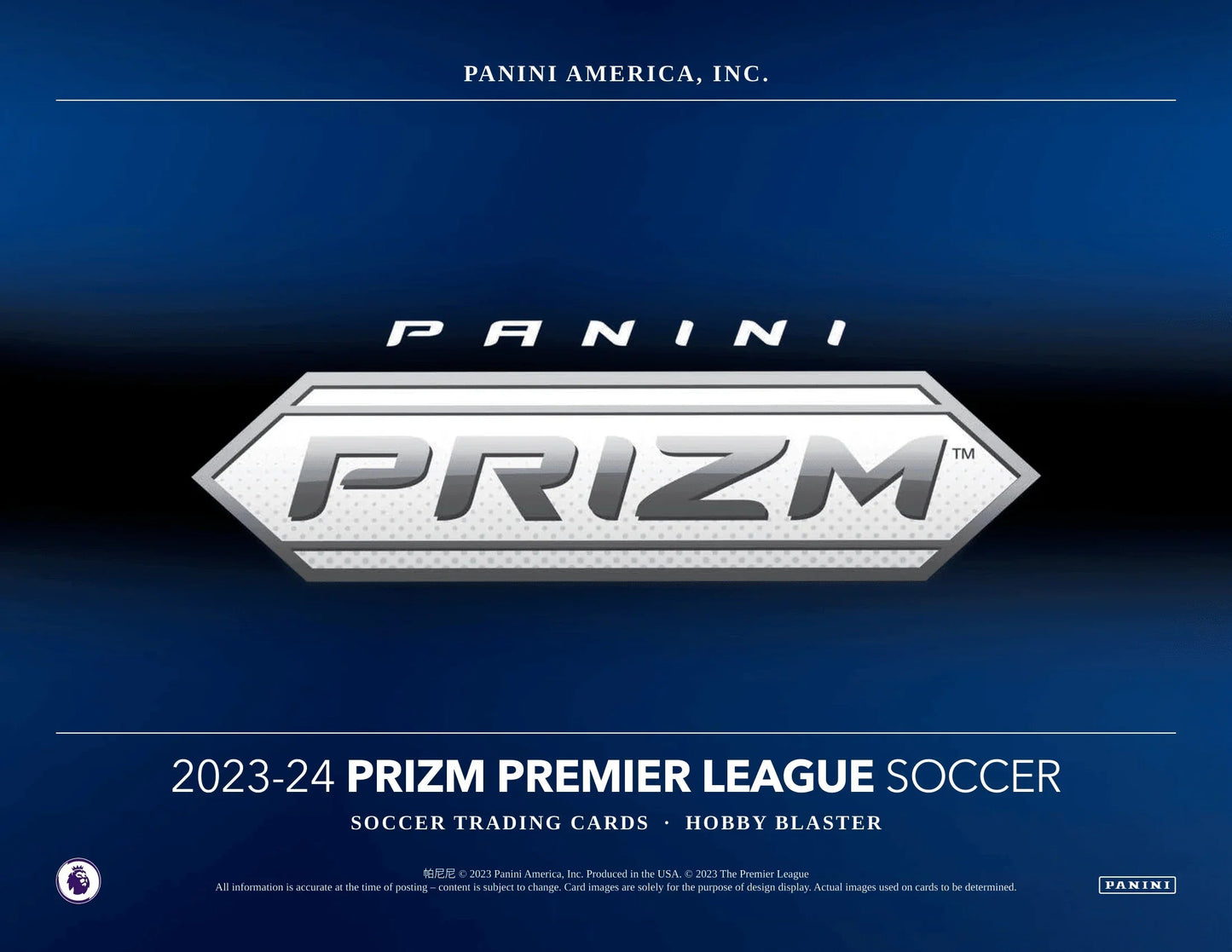 Panini - 2023/24 Prizm Premier League Football (Soccer) - Hobby Blaster Box
