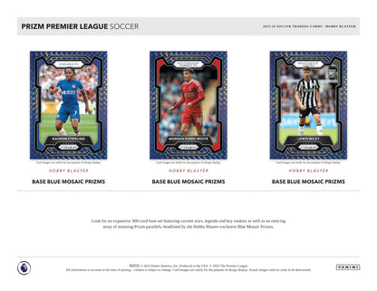 Panini - 2023/24 Prizm Premier League Football (Soccer) - Hobby Blaster Box