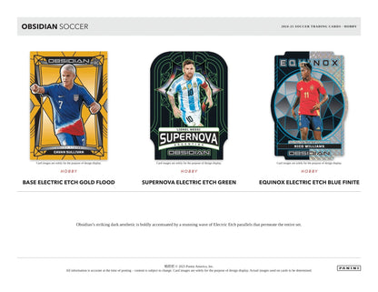 Panini - 2024/25 Obsidian Football (Soccer) - Hobby Box