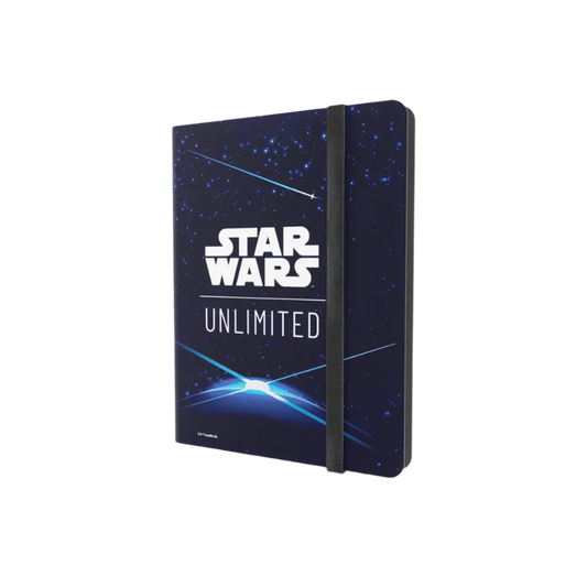Gamegenic - Star Wars: Unlimited - 18-Pocket Album - Card Back Blue