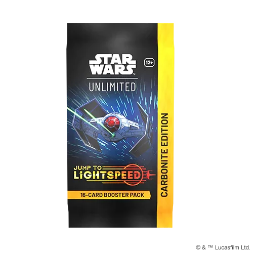 Star Wars: Unlimited - Jump to Lightspeed - Carbonite Display Case (4x Carbonite Booster Boxes)
