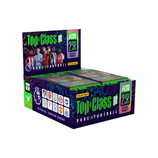 Panini - 2025 Premier League Top Class Football (Soccer) - Fat Pack Booster Box (10x Packs)