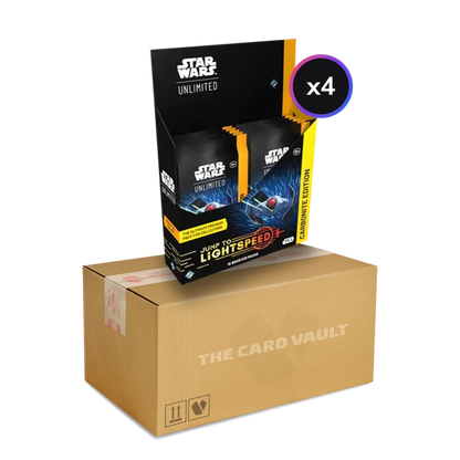 Star Wars: Unlimited - Jump to Lightspeed - Carbonite Display Case (4x Carbonite Booster Boxes)