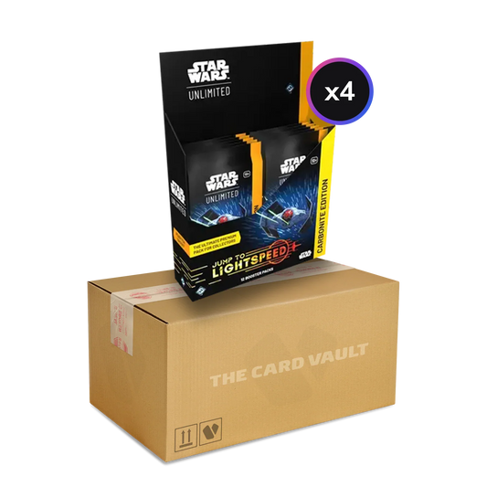 Star Wars: Unlimited - Jump to Lightspeed - Carbonite Display Case (4x Carbonite Booster Boxes)
