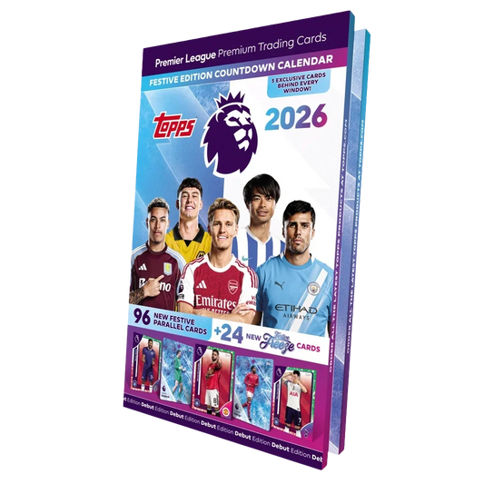 Topps - 2026 Premier League Debut Edition Football (Soccer) - Festive Countdown Calendar