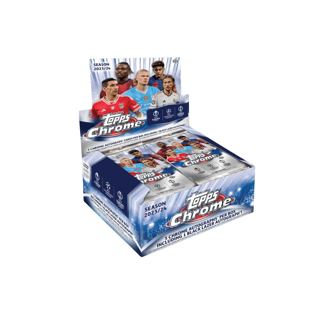 Topps - 2023/24 Chrome UEFA Club Competitions Football (Soccer) - Jumbo Hobby Box