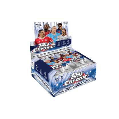 Topps - 2023/24 Chrome UEFA Club Competitions Football (Soccer) - Jumbo Hobby Box