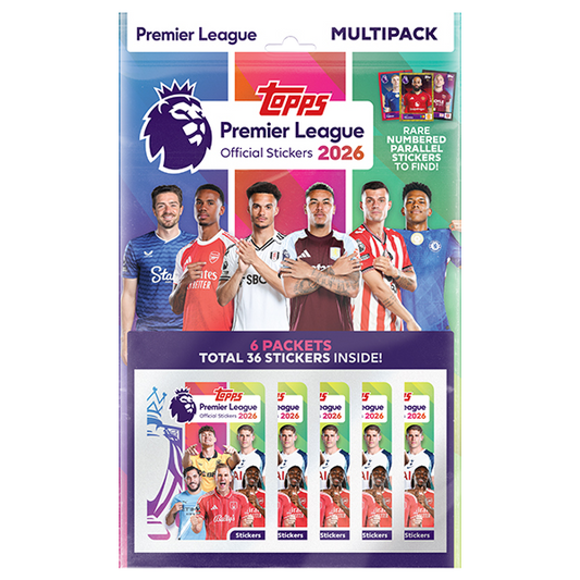 Topps - 2026 Premier League Football (Soccer) Official Sticker Collection - Multipack
