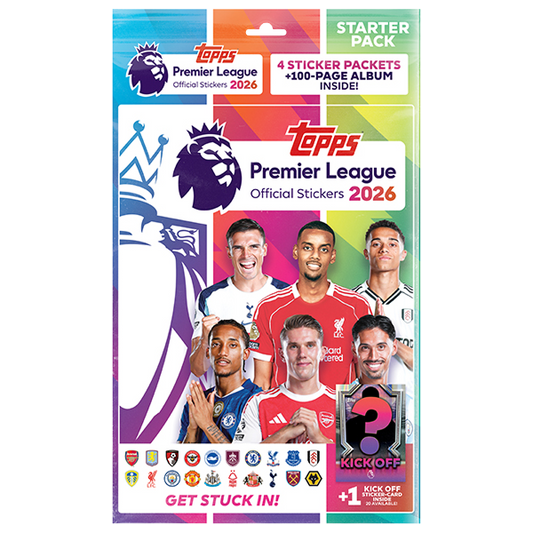Topps - 2026 Premier League Football (Soccer) Official Sticker Collection - Starter Pack