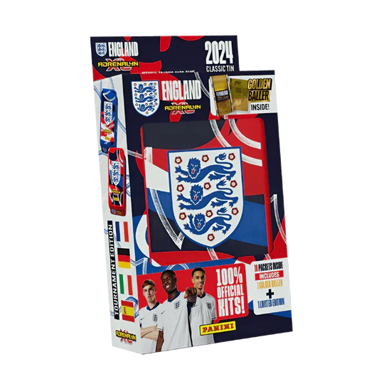 Panini - 2024 England Adrenalyn XL Official Tournament Edition Football (Soccer) - Classic Tin