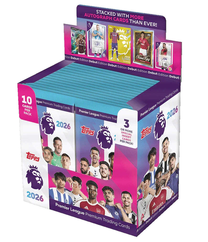 Topps - 2026 Premier League Debut Edition Football (Soccer) - Booster Box (28x Packs)