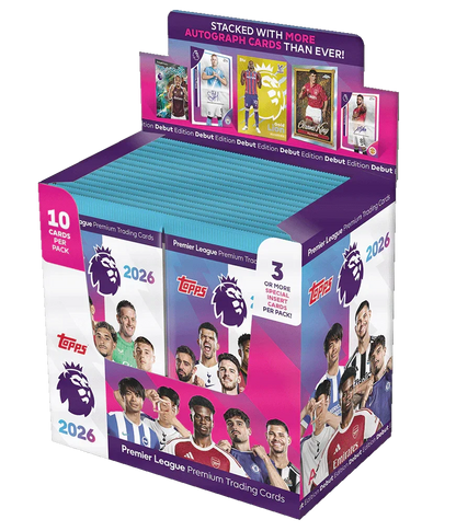 Topps - 2026 Premier League Debut Edition Football (Soccer) - Booster Box (28x Packs)
