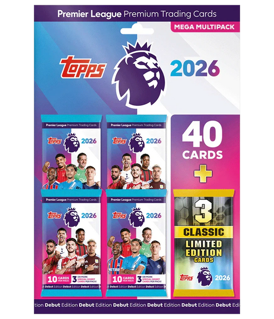 Topps - 2026 Premier League Debut Edition Football (Soccer) - Mega Multipack