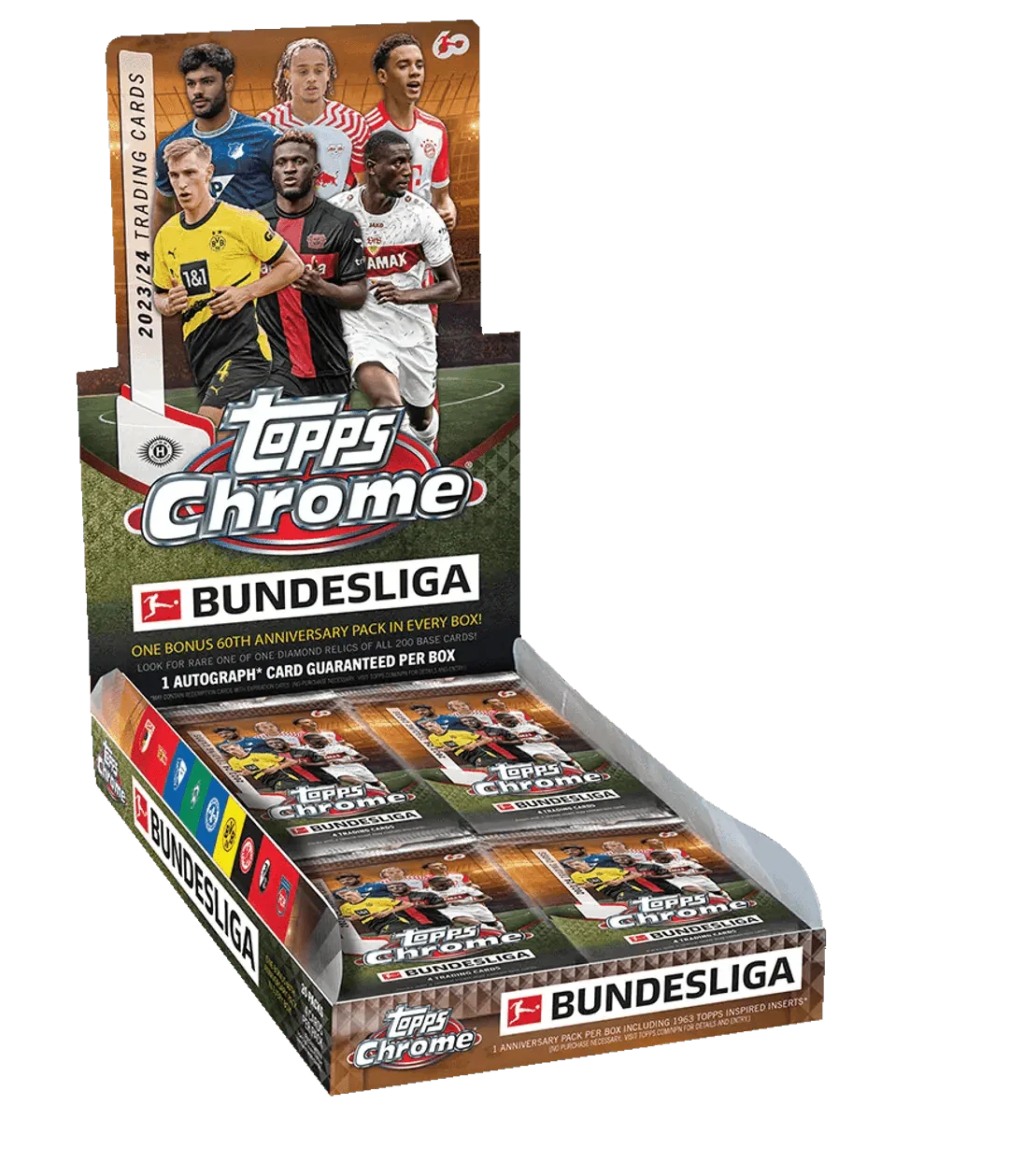 Topps - 2023/24 Chrome Bundesliga Football (Soccer) - Hobby Box