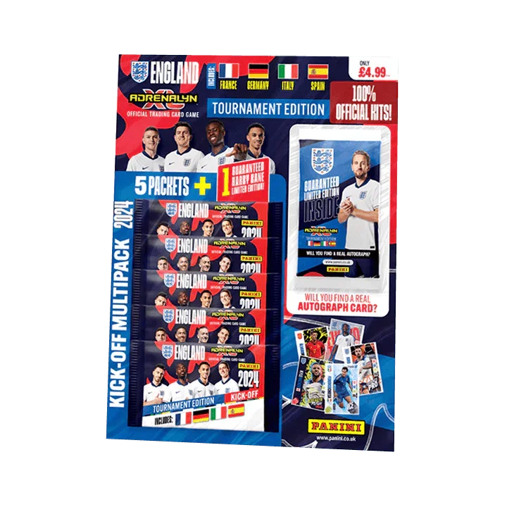 Panini - 2024 England Adrenalyn XL Official Tournament Edition Football (Soccer) - Kick-Off Multipack
