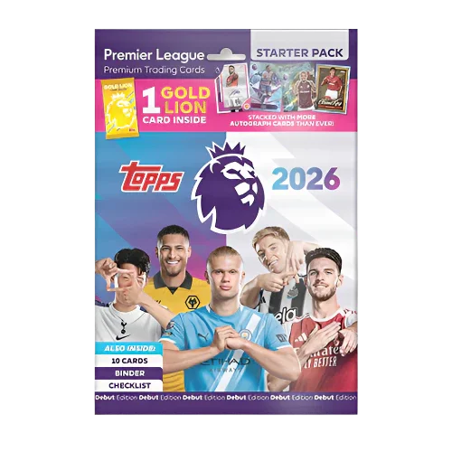 Topps - 2026 Premier League Debut Edition Football (Soccer) - Starter Pack