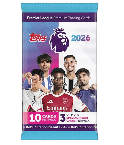 Topps - 2026 Premier League Debut Edition Football (Soccer) - Booster Pack