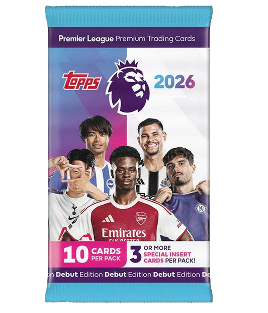 Topps - 2026 Premier League Debut Edition Football (Soccer) - Booster Pack