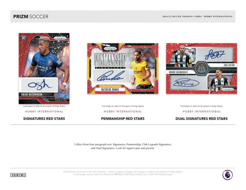 Panini - 2024/25 Prizm Premier League Football (Soccer) - International Hobby Box