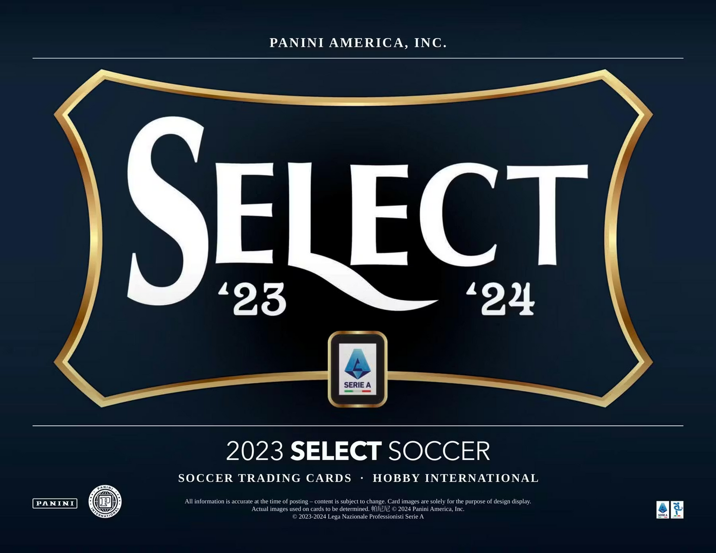 Panini - 2023/24 Select Serie A Football (Soccer) - International Hobby Box