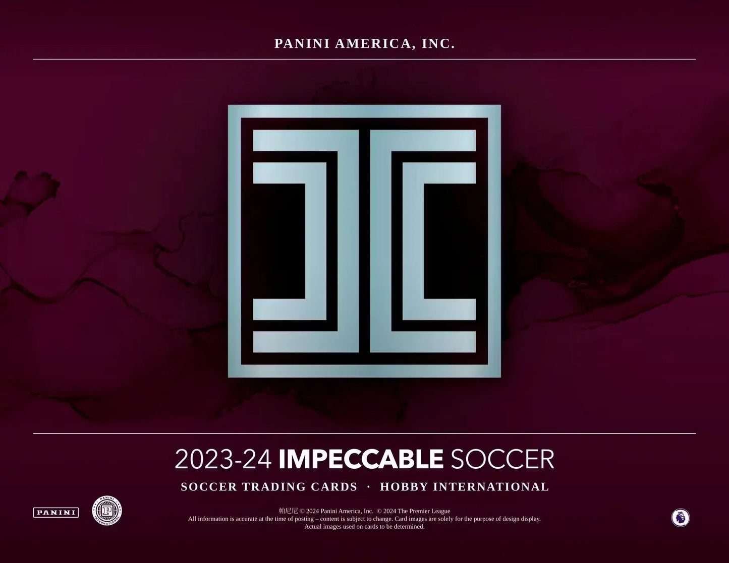 Panini - 2023/24 Impeccable Football (Soccer) - International Hobby Box