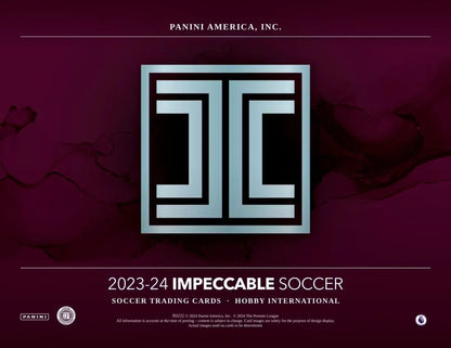 Panini - 2023/24 Impeccable Football (Soccer) - International Hobby Box