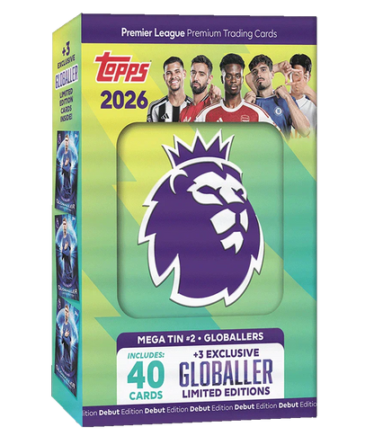 Topps - 2026 Premier League Debut Edition Football (Soccer) - Mega Tin (Assorted)